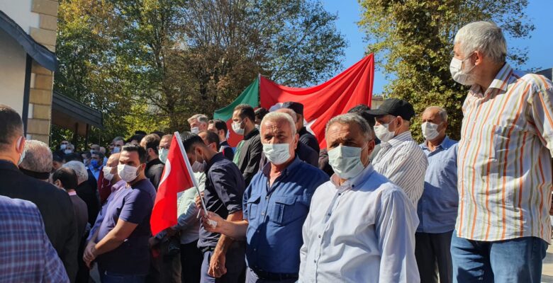 Azerbaycan a destek mitingine katıldık.