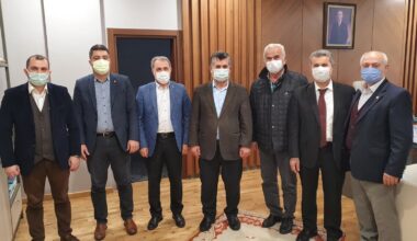 Şubemiz İSU Genel Müdür Yardımcıları Necati Çalık ve Uğur Susoy’ u Ziyaret Etti